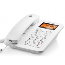 摩托罗拉（Motorola）CT111C智能自动手动插卡录音电话机座机商务客服电话呼叫中心家用办公固定座机 双色可选