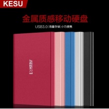 科硕（KESU） 科硕/KESUE201金属移动硬盘USB3.0 2.5寸 银色 20G