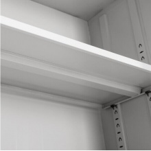 泰视钢制办公文件柜铁皮柜办公柜档案柜资料柜凭证柜办公抽屉柜储物柜带锁玻璃书柜子 器械文件柜 经济型0.6mm