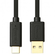 山泽 MA-B01 连接线镀金版 1米 黑色