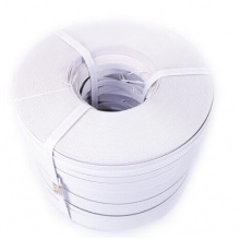  手用PP打包带10KG 纯白色纸塑带 宽15mm 