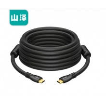 山泽(SAMZHE) HDMI线 4K数字高清线 3D视频线数据线 8米 投影仪电脑电视机机顶盒连接线 8米