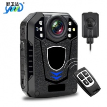 影卫达DSJ-F2触摸屏wifi遥控器执法记录仪高清红外夜视微型执法仪照明拍照录像录音微型便携带外接 黑色 128G