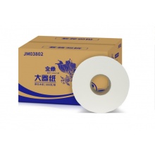 金鱼牌商用大盘卷纸 卫生纸3层800g*12卷