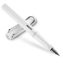 凌美(LAMY)钢笔 Safari狩猎者系列白色 F笔尖0.7mm