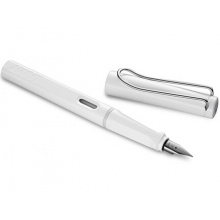 凌美(LAMY)钢笔 Safari狩猎者系列白色 F笔尖0.7mm