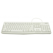 罗技（Logitech）K120键盘 白色