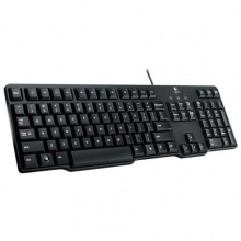 罗技（Logitech）经典K100 键盘 黑色 静音版 