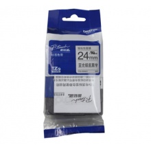 兄弟（brother） TZe-251 24mm白底黑字标签色带 兄弟原装色带 亚光银底黑字24mm TZE-SM951