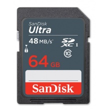 闪迪 SD卡 SDSDUNB-064G-ZN3IN 64g 48mb/s 灰黑色 张