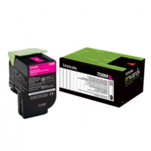 利盟（Lexmark）70C80M0红色粉盒 (适用CS/310/410/510dn机型) 约1000页