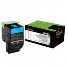 利盟（Lexmark）70C80C0青色粉盒 (适用CS/310/410/510dn机型) 约1000页