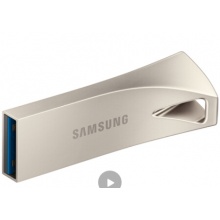 三星(SAMSUNG)256GB USB3.1金属U盘BAR升级版+ 香槟银 读速400MB/s