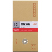 惠朗（huilang）0689 5号牛皮信封邮局标准信封100张/包