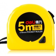 得力(deli)5M 锁定功能钢卷尺 8203