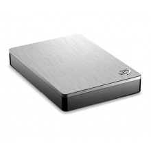 希捷（Seagate）4TB USB3.0移动硬盘 Backup Plus 睿品 2.5英寸 金属拉丝外壳 兼容mac 皓月银( STDR4000301)