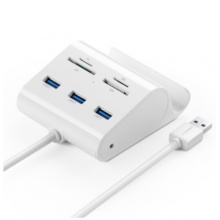 绿联 US156 USB分线器读卡器 1米