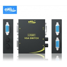 eKL VGA切换器二进一出 高清视频2进1出切屏器
