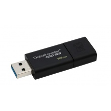 金士顿(Kingston)16GB USB3.0 U盘DT100G3 黑色 滑盖设计
