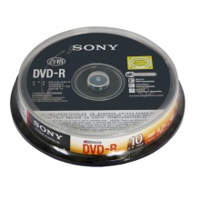SONY 索尼 原装行货 DVD刻录盘 空白刻录光盘 16X 4.7G DVD-R 10片桶装