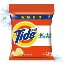 汰渍 净白去渍洗衣粉（柠檬清香）2.8kg/袋