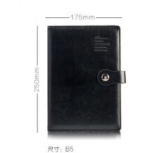 博文18K商务文具鸡眼扣笔记本18176 250*175mm