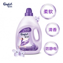 金纺衣物柔顺剂 护理剂 柔软护形防静电 怡神薰衣草香味4L