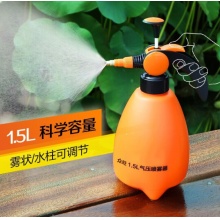 喷壶手动打药喷壶84消毒液喷壶清洁专用消毒家用杀虫喷壶1.5升（颜色随机）手动气压式喷壶小型园艺浇花水壶