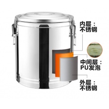 商用保温米饭桶 粥桶 大容量50L 无龙头款