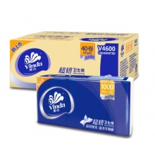 维达(Vinda) 无芯卷纸 超韧3层100g卫生纸巾*10卷/提 