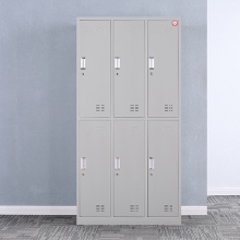 雅丹惠业灰白色更衣柜6门