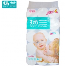 扬兰 YL104 无芯卫生纸4层150g/卷*15卷/提