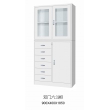 飞云900*400*1850mm 双门六斗柜