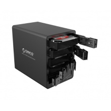 奥睿科（ORICO） 多盘位硬盘柜全铝免工具3.5英寸SATA串口USB3.0硬盘盒 9558U3