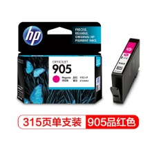 惠普(HP)T6L93AA 905 红色墨盒 (适用于HP OJ6960,6970)