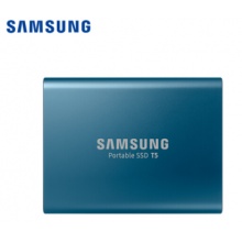 三星(SAMSUNG) 500GB Type-c USB3.1 固态移动硬盘（PSSD）T5 珊瑚蓝 MU-PA500B/CN