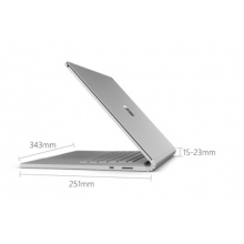 微软Surface Book 2 移动工作站 15英寸 银色（Intel i7 16G内存512GB存储+微软（Microsoft） Arc Touch 无线蓝影鼠标 办公鼠标 折叠便携 黑色 ）