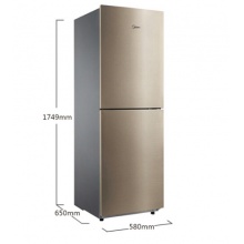 美的(Midea)236升节能静音双门冰箱BCD-236WM(E)