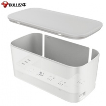公牛（BULL）GN-F2151U带USB新国标收纳盒插排 6位全长1.5米