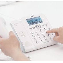 得力（deli) 电话机座机办公家用30°倾角 790