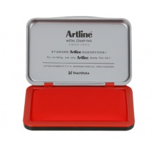 旗牌(Shachihata)Artline办公财务金属印台56*90mm 中号红色EHP-2