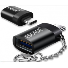 ESCASE Type-C转接头安卓USB3.0 数据转换头