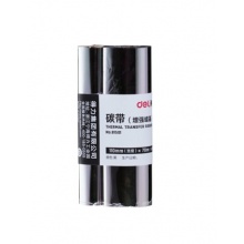 得力(deli)110mm*70m热转印条码打印机 标签机打印碳带81501