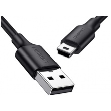 绿联(UGREEN)USB2.0转Mini USB数据线T型口充电连接线1.5米 10385