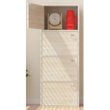 四层带门1.06米 文件物品收纳柜 橡木色SG-M04S-4