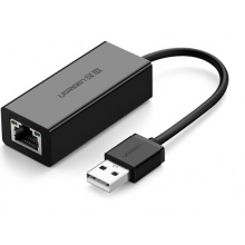 绿联（UGREEN）20254 USB2.0转百兆有线网卡 RJ45网线接口转换器 