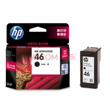 惠普（HP） CZ637A 46号墨盒 （适用HP 2029/ 2020hc/2529） 46黑色墨盒/约1500页