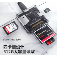 绿巨能（llano）CC1015 USB3.0读卡器 支持SD/TF/Micro SD/CF存储卡