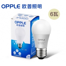 欧普照明（OPPLE）LED节能灯泡 E27大螺口 6瓦白光球泡