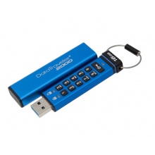 金士顿 USB3.1 DT2000 按键加密U盘 256位AES硬件加密 16G